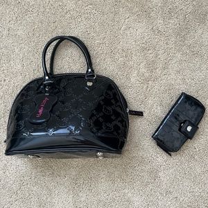 Hello Kitty Loungefly Bowler Bag + Wallet